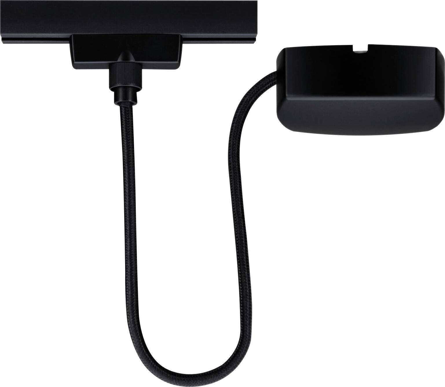 Thumbnail - Paulmann 95672 Hochvolt-Schienensystem-Komponente Einspeiser Schwarz (matt)