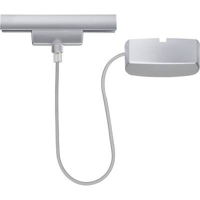Silberne LED-Bilderleuchte mit flexiblem Arm, geeignet zur Beleuchtung von Kunstwerken oder Fotos an der Wand.