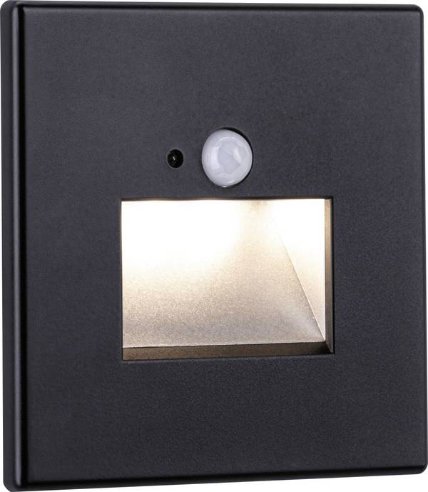 Paulmann 93135  LED-Wandeinbauleuchte   LED LED fest eingebaut 1.2 W Schwarz