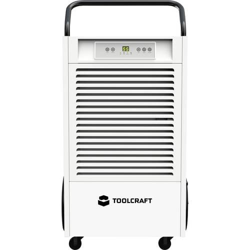 TOOLCRAFT Luftentfeuchter 120 m² 1260 W 90 l/Tag Weiß