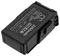 Eine schwarze Canon-Kamera-Batterie mit Aufdruck '2360mAh, 7.2V, Li-ion'.