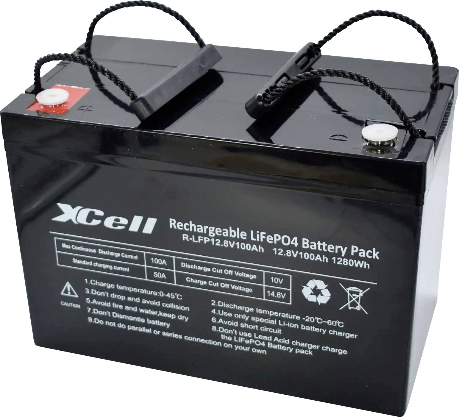 XCell LFP12100 Spezial-Akku LiFePo-Block Schraubkontakt LiFePO 4 12.8 V 100 Ah 1 St.