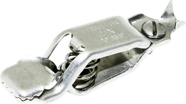 Mueller Electric BU-27X Krokodilklemme Edelstahl Klemmbereich max.: 16 mm Länge: 61.90 mm 1 St. Piece