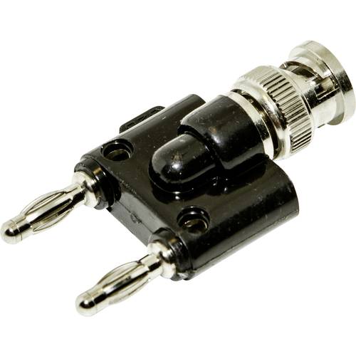 Thumbnail - Mueller Electric BU-P1270 Adapterstecker BNC-Buchse - Bananenbuchse 4 mm Schwarz, Messing