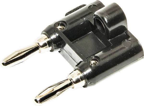 Mueller Electric BU-PMDP-0 Bananenstecker Stecker Stift-Ø: 4 mm Schwarz 1 St. Piece