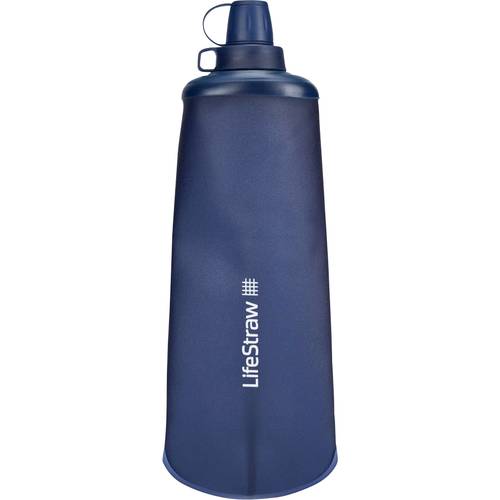 Thumbnail - LifeStraw Faltbare Trinkflasche Blau 1 l LSPSF1MBWW