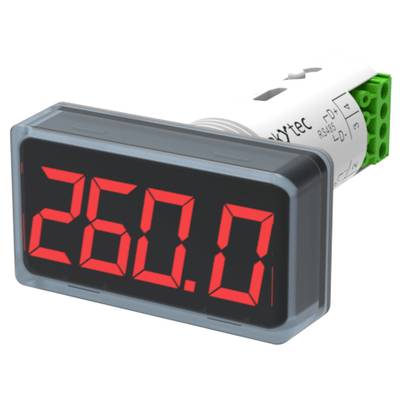 Digitalanzeige zeigt die Zahl '260.0' in roten Ziffern.