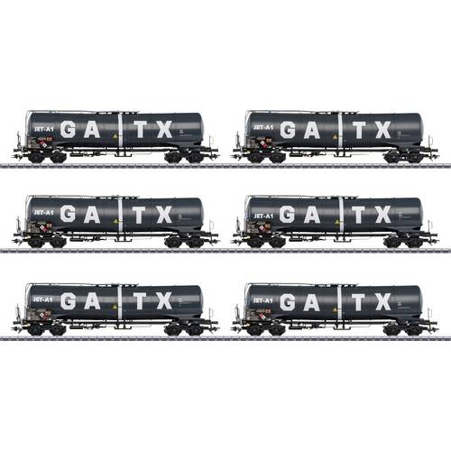 Märklin 47546 H0 6er-Set Kesselwagen Zans der GATX
