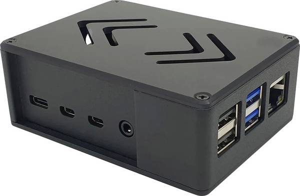 Radxa RDX-4C+-EcoPiProHP-Fan SBC-Gehäuse Passend für (Entwicklungskits): Radxa inkl. aktiven Kühler