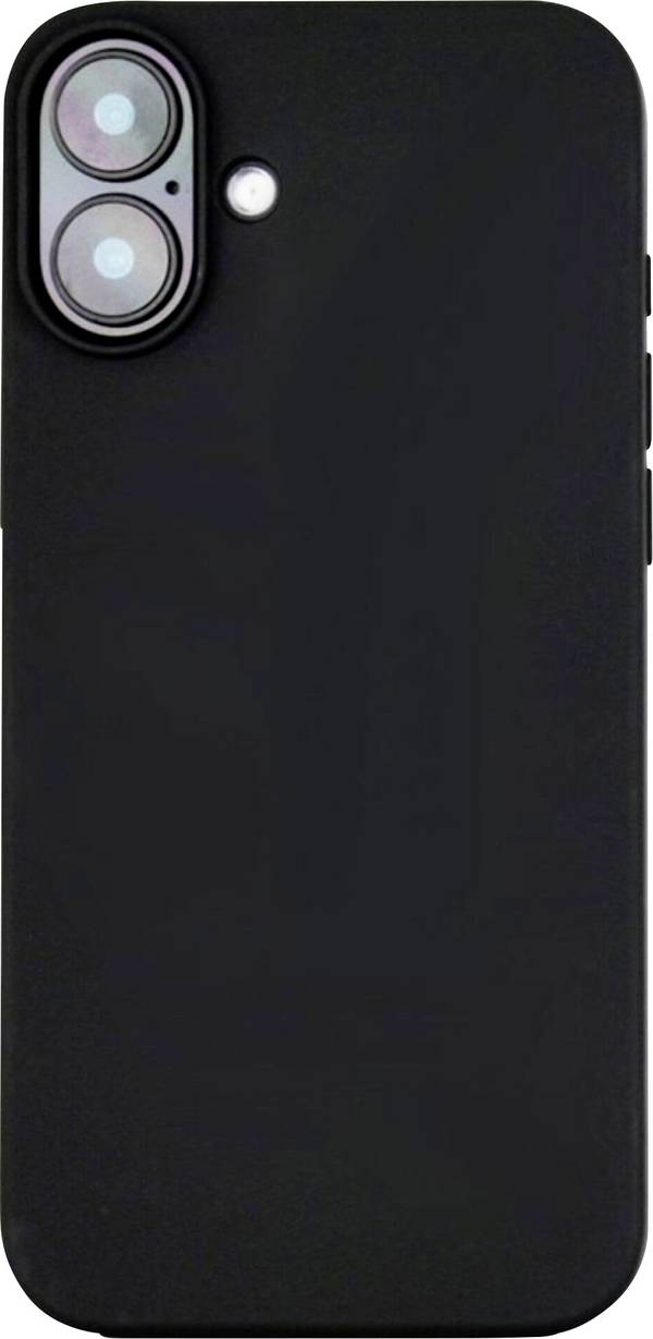 JT Berlin BackCase Pankow Soft Backcover Apple iPhone 16 Schwarz Induktives Laden 11075