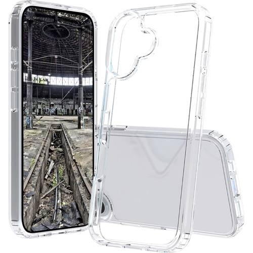 JT Berlin BackCase Pankow Clear Backcover Apple iPhone 16 Transparent Induktives Laden 11086