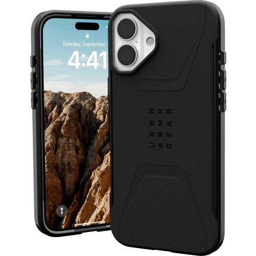 UAG Civilian MagSafe Case Cover Apple iPhone 16 Plus Schwarz Stoßfest UA-114443114040