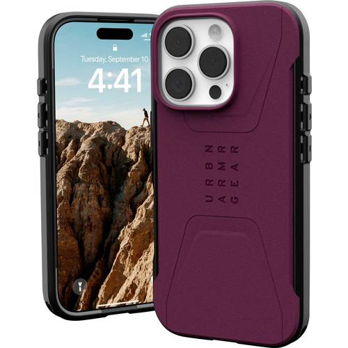 UAG Civilian MagSafe Case Cover Apple iPhone 16 Pro Bordeaux Stoßfest UA-114444119049
