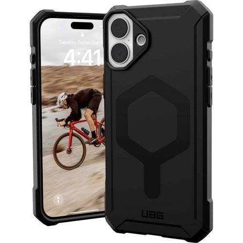 Urban Armor Gear Essential Armor MagSafe Case Backcover Apple iPhone 16 Plus Schwarz MagSafe kompatibel 114447114040