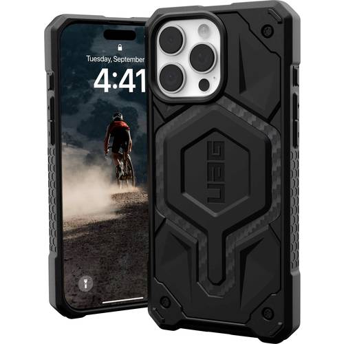 Thumbnail - Urban Armor Gear Monarch Case Backcover Apple iPhone 16 Pro Max Carbon Induktives Laden 114461114242