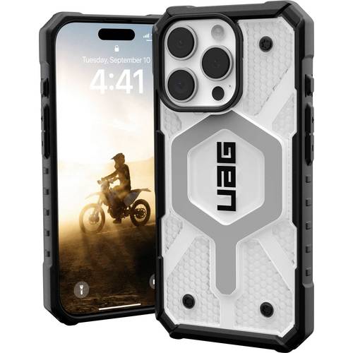 Thumbnail - Urban Armor Gear Pathfinder MagSafe Case Backcover Apple iPhone 16 Pro Ice, Transparent MagSafe kompatibel 114464114343