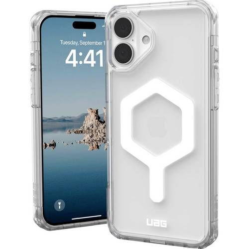Thumbnail - Urban Armor Gear Plyo MagSafe Case Backcover Apple iPhone 16 Plus Ice, Transparent, Weiß MagSafe kompatibel 114479114341