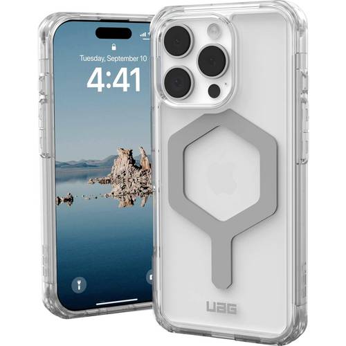 Urban Armor Gear Plyo MagSafe Case Backcover Apple iPhone 16 Pro Ice, Transparent, Silber MagSafe kompatibel 11448011433...