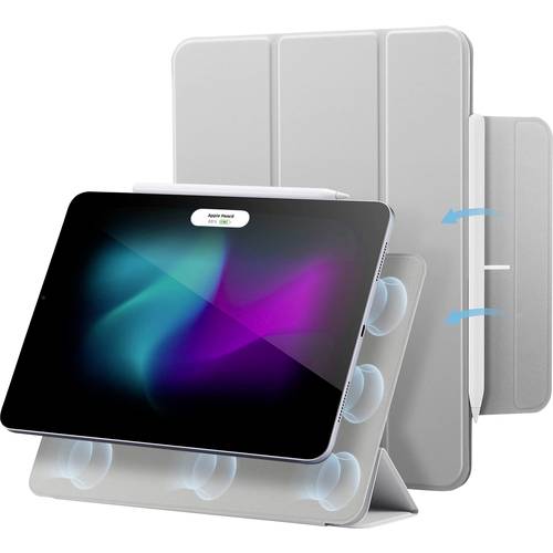 Thumbnail - ESR Rebound Magnetic Case Tablet-Cover Apple iPad Pro 11 (M4, 2024) 27,9 cm (11) BookCase Grau