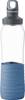 Emsa Drink2Go Trinkflasche Glas, Blau 0.7 l