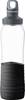 Emsa Drink2Go Trinkflasche Glas, Schwarz 0.7 l