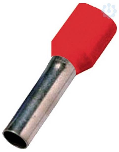 Intercable 180746 Aderendhülse 10 mm² Teilisoliert Rot 1 St.