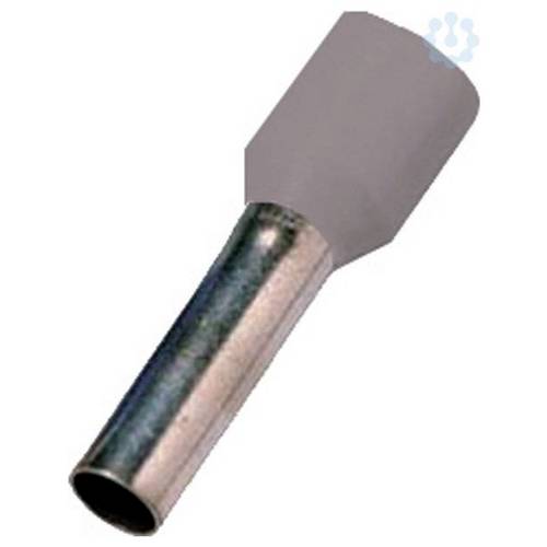 Intercable 180793 Aderendhülse 4 mm² Teilisoliert Grau 1 St.