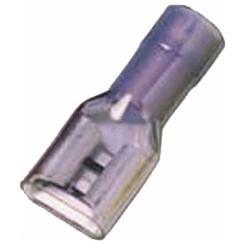 Intercable 180882 Flachsteckhülse Steckbreite: 4.80 mm Steckdicke: 0.80 mm Vollisoliert Blau 1 St.