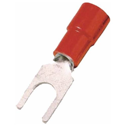 Intercable 180858 Gabelkabelschuh 0.50 mm² 1.00 mm² Teilisoliert Rot 1 St.