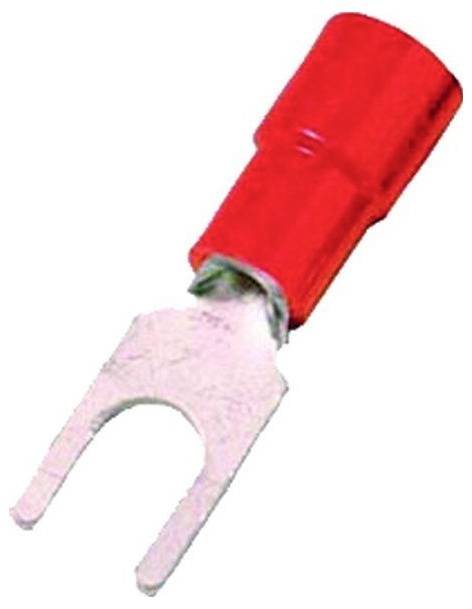 Intercable 180811 Gabelkabelschuh 0.50 mm² 1.00 mm² Teilisoliert Rot 1 St.