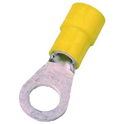 Intercable 180935 Ringkabelschuh Querschnitt (max.)=6.00 mm² Teilisoliert Gelb 1 St. Piece-0