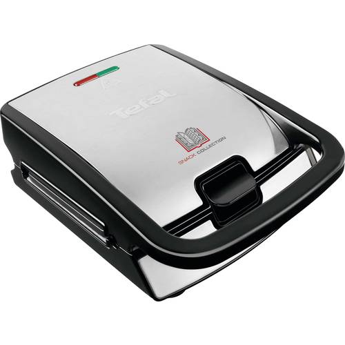 Thumbnail - Tefal SW 854 D Snack Collection Waffeleisen Antihaftbeschichtung, Automatische Temperaturanpassung Schwarz, Edelstahl (g...