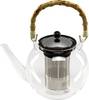 bodum ASSAM BAMBOO 1 Liter Teebereiter Transparent, Schwarz, Bambus