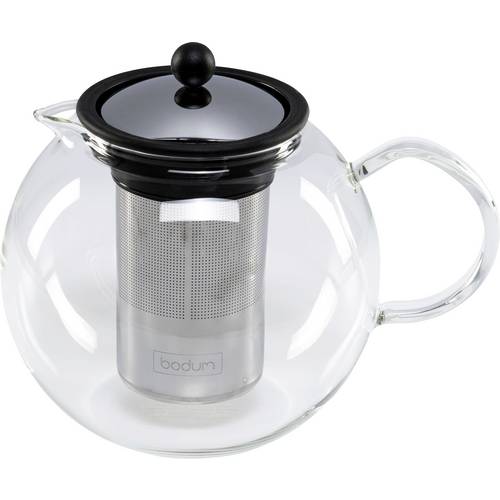 bodum ASSAM F/INOX 1.5 Liter Teebereiter Transparent, Schwarz