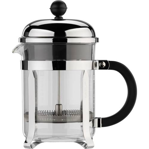 bodum PRESS CHAMBORD Kaffeebereiter Transparent, Chrom Fassungsvermögen Tassen=4