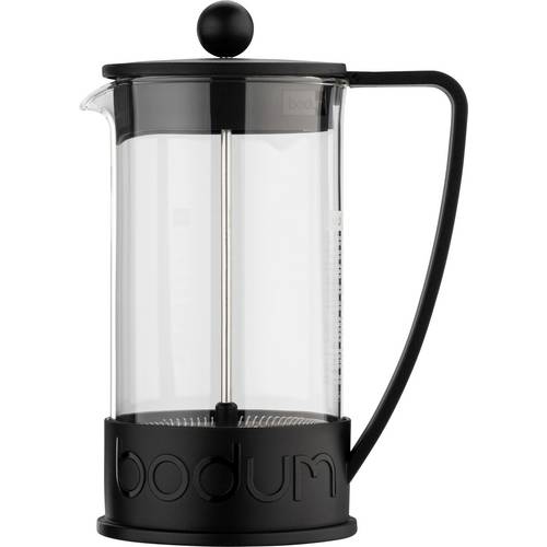 bodum PRESS BRAZIL Kaffeebereiter Transparent, Schwarz Fassungsvermögen Tassen=8