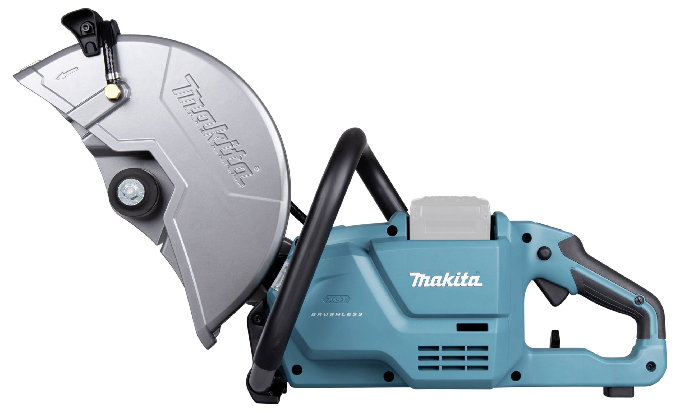 Eine blaue und graue tragbare Handkreissäge der Marke Makita, geeignet für Präzisionsschnitte in Bauprojekten.