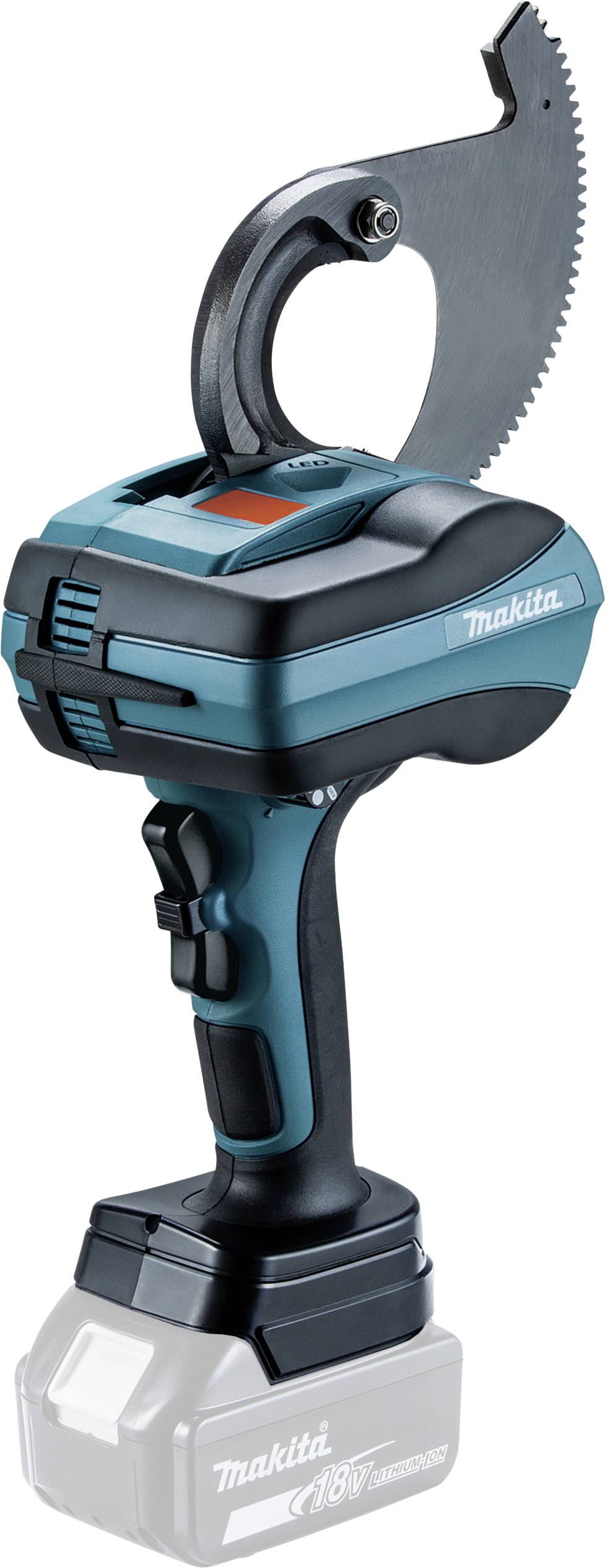 Makita DTC100ZK Kabelschneider Geeignet für (Abisoliertechnik) Alu- und Kupferkabel, ein- und mehrdrähtig 47 mm