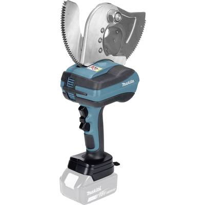 Elektrische Stangensäge mit blau-schwarzem Gehäuse und scharfem Sägeblatt, geeignet für Garten- oder Bauarbeiten.
