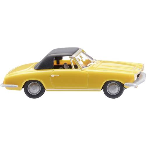 Wiking 018748 H0 PKW Modell BMW 1600 GT Cabrio, gelb