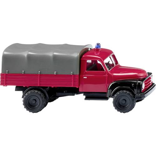 Wiking 034505 H0 Einsatzfahrzeug Modell Hanomag Feuerwehr L 28 Pritschen-Lkw