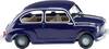 Wiking 009907 H0 PKW Modell Fiat 600 - dunkelblau