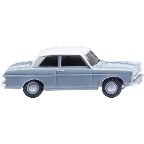 Wiking 020204 H0 PKW Modell Ford Taunus 12M - pastellblau mit weißem Dach