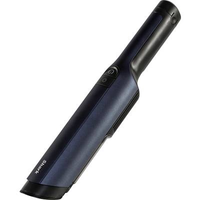 Ein blauer, kabelloser Handstaubsauger mit schlankem Design, ideal für kleine Reinigungsarbeiten.