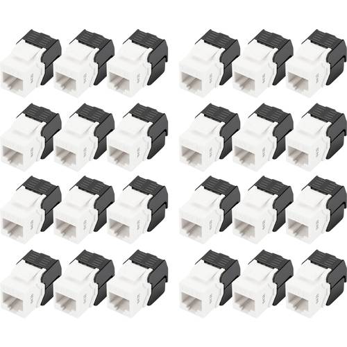 Thumbnail - Digitus DN-93603-24 RJ45-Einbaumodul Keystone CAT 6 24 St.