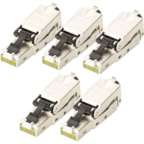 Digitus DN-93631-5 RJ45-Einbaumodul Keystone CAT 6a 5 St.