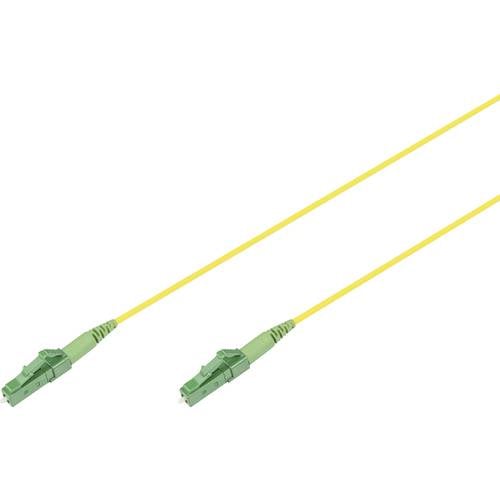 Digitus DK-2933-15-APC-SX Glasfaser LWL Anschlusskabel 15 m Gelb, Gelb-Grün, Grün, Grün-Gelb [1x LC APC-Stecker - 1x LC ...