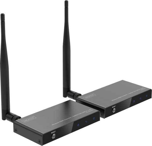 DIGITUS - Wireless HDMI Extender / Splitter Set (100 m, 1x4)