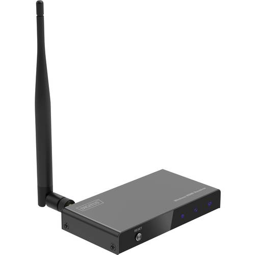 Thumbnail - Digitus DS-55347 HDMI Empfänger 100 m 5 GHz 1920 x 1080 Pixel integrierte LED-Anzeige, mit Loop-Funktion, Sichere Funküb...