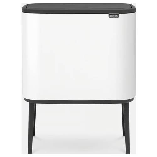brabantia Bo Touch Bin 31 35 23 Mülleimer 33 l Stahl (L x B x H) 312 x 540 x 680 mm Weiß 1 St.